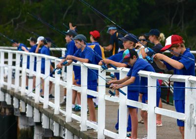 Fishing for outdoor education, Sydney